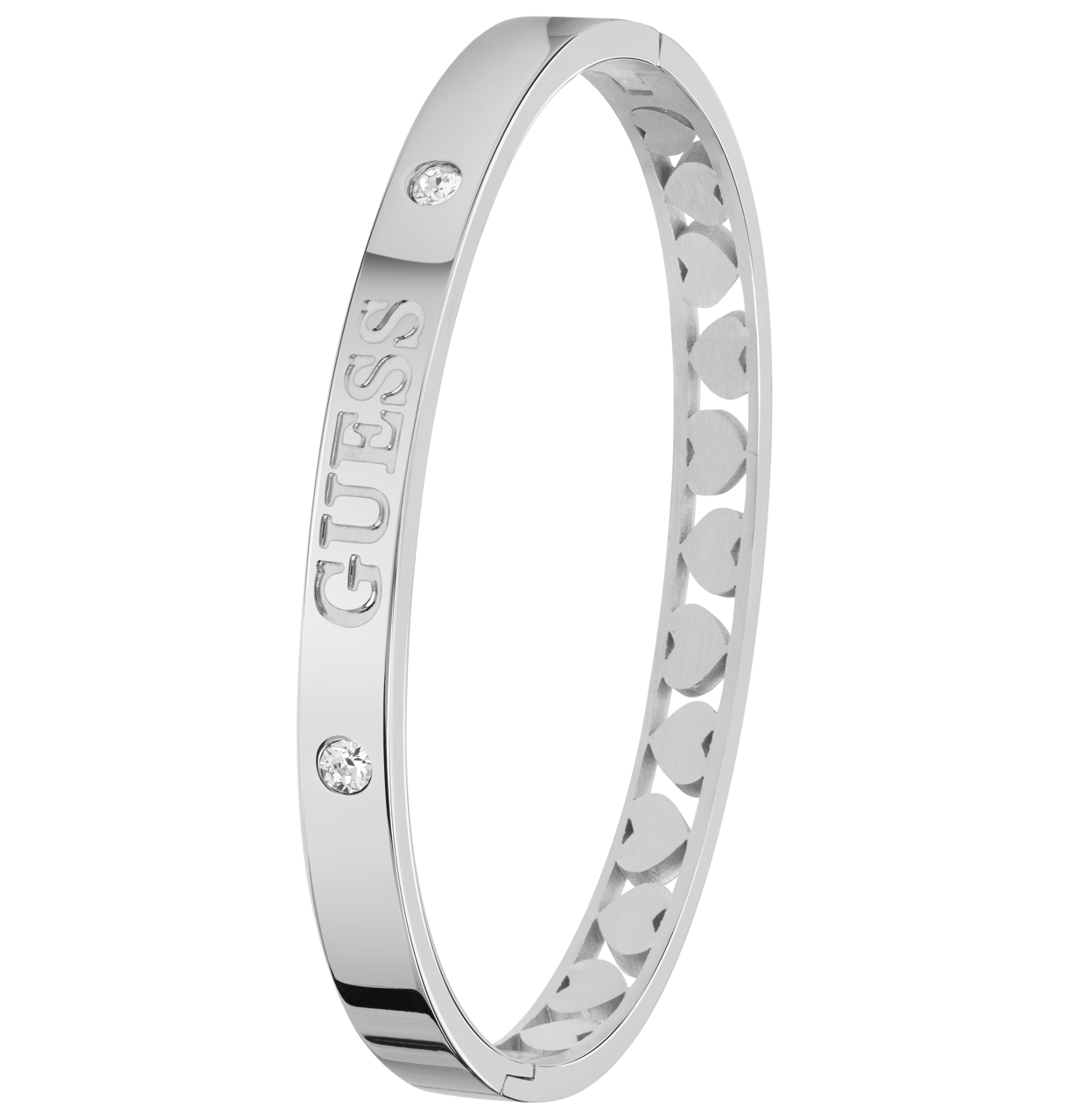 Guess Bangle, Armreif, Edelstahl, Heart