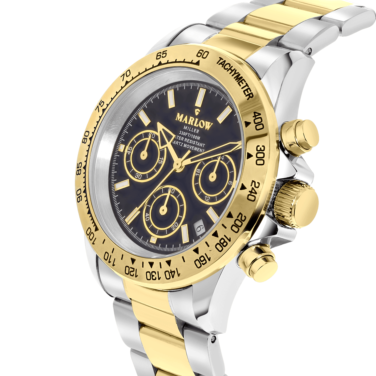 Marlow Miller Armbanduhr mit Bicolor-Armband und -Gehäuse