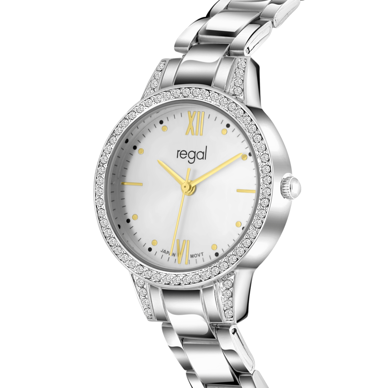 Regal Set Dameshorloge bicolour met armbanden RG3040-01