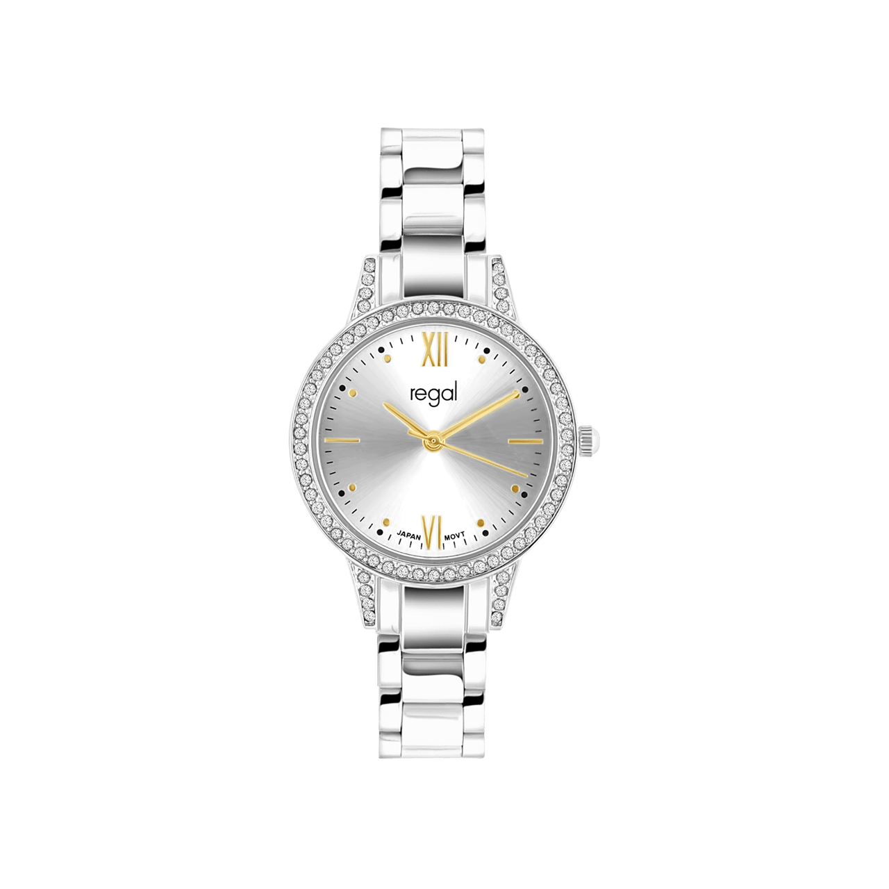 Regal Set Dameshorloge bicolour met armbanden RG3040-01