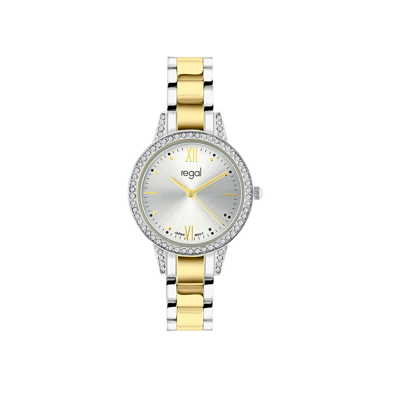 Regal Set Dameshorloge Bicolour met armbanden RG3043-01