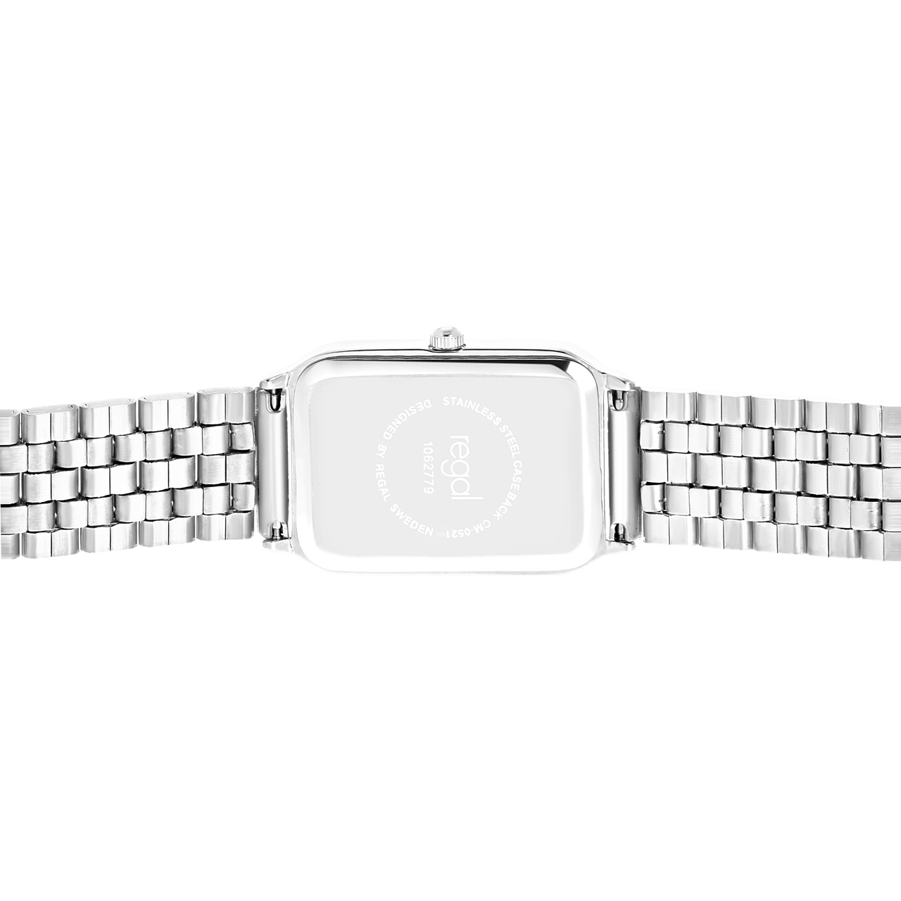 Regal-Damenarmbanduhr mit Edelstahlarmband