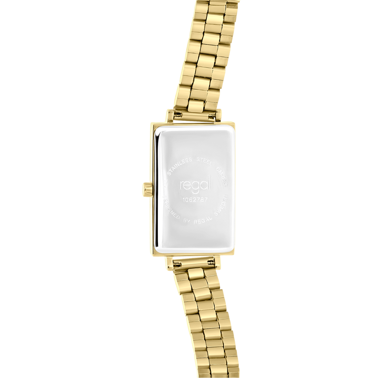 Regal horloge met een stainless steel kast en band