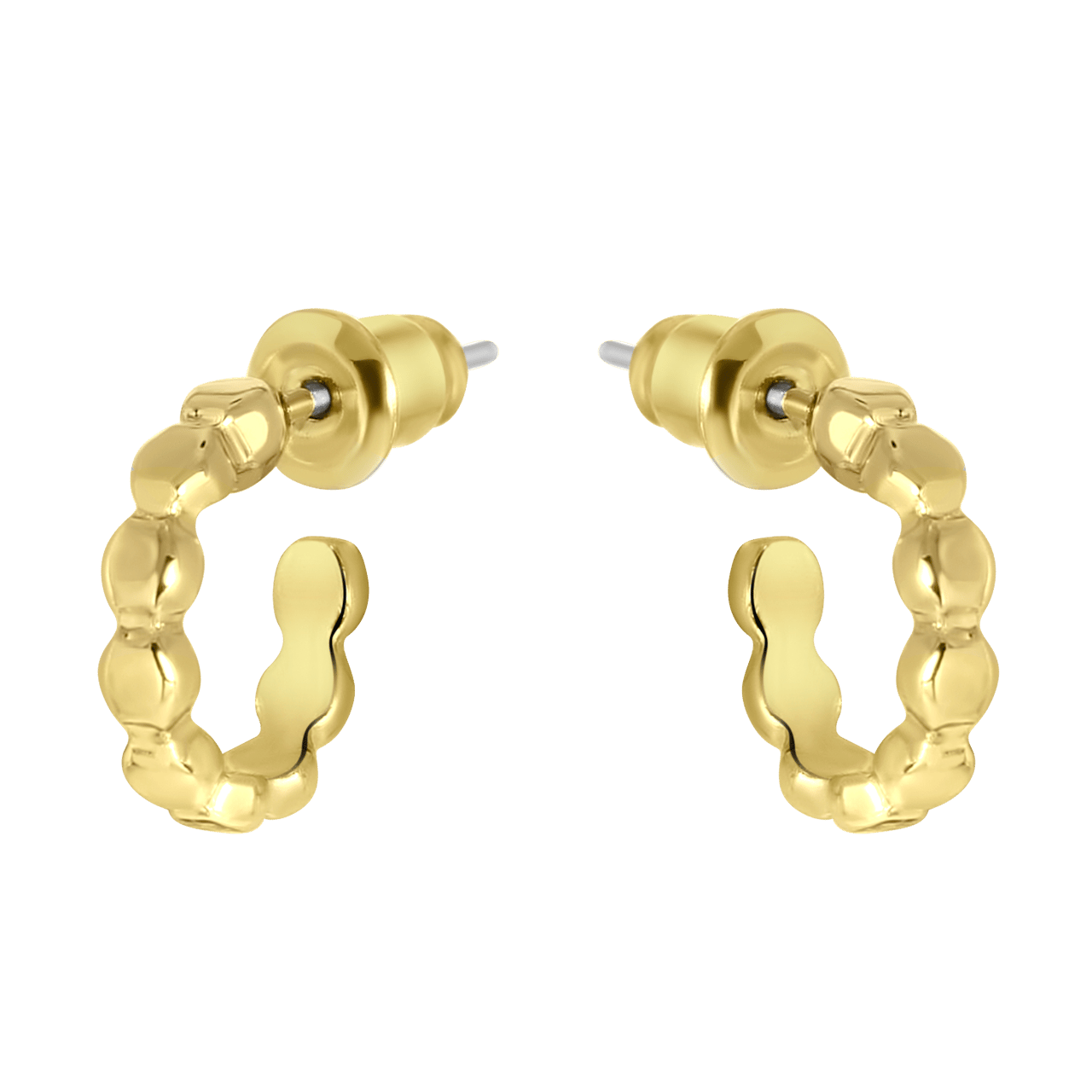 Bijoux goudkleurige oorbellen set voor dames