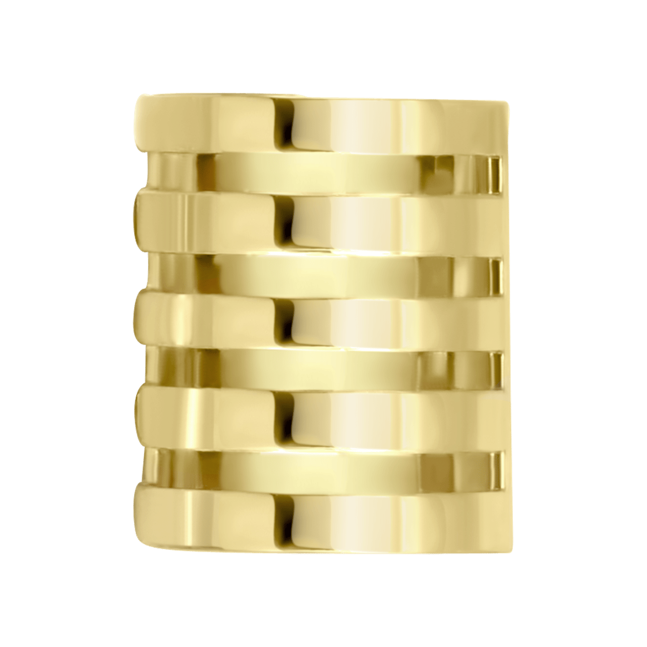 Goldfarbene Bijoux-Ohrringe im Set, mit Ohrklemmen