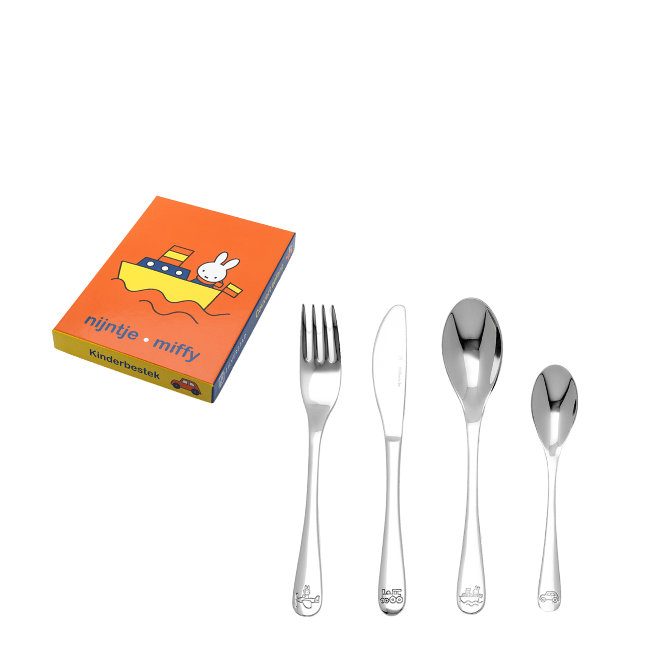 Besteckset, Miffy, Fahrzeuge, 4-teilig