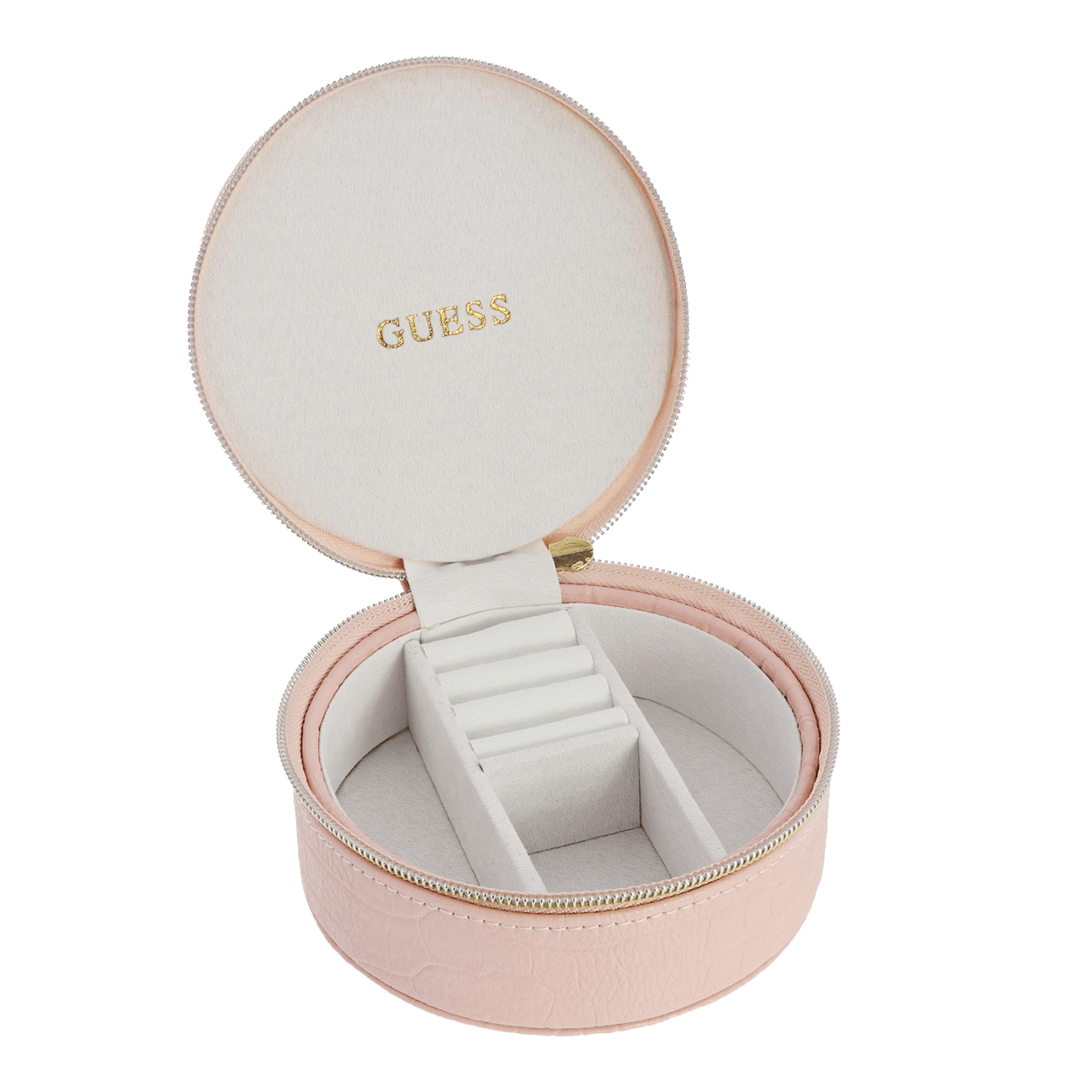 Guess juwelendoos roze met crocoprint