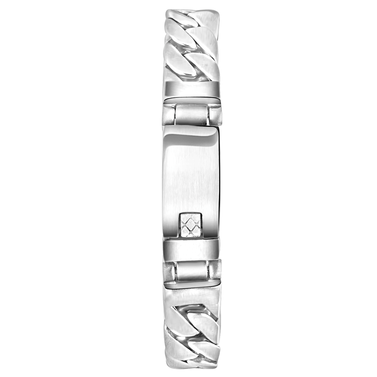 Stalen herenarmband gourmet mat