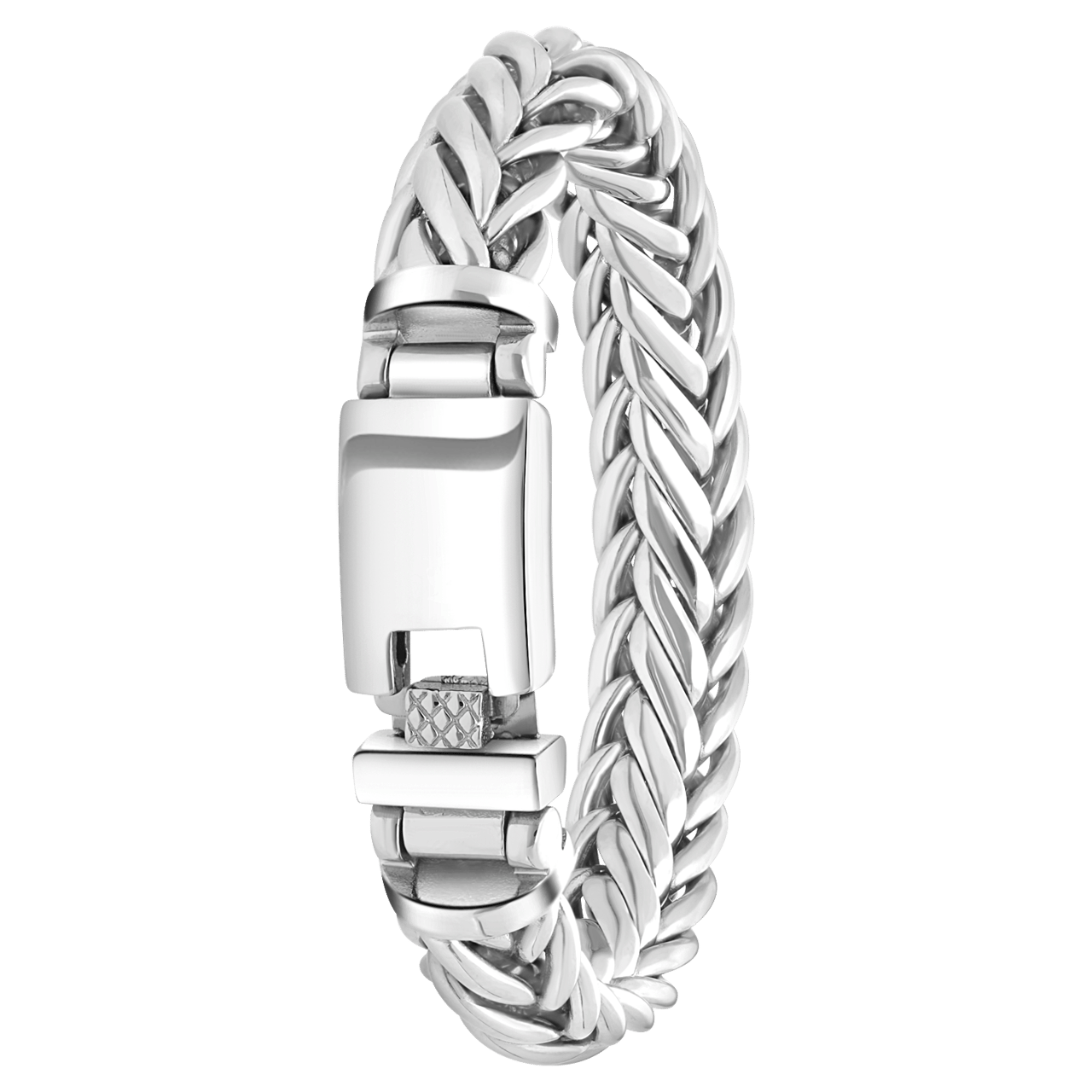 Stalen herenarmband franse gourmet