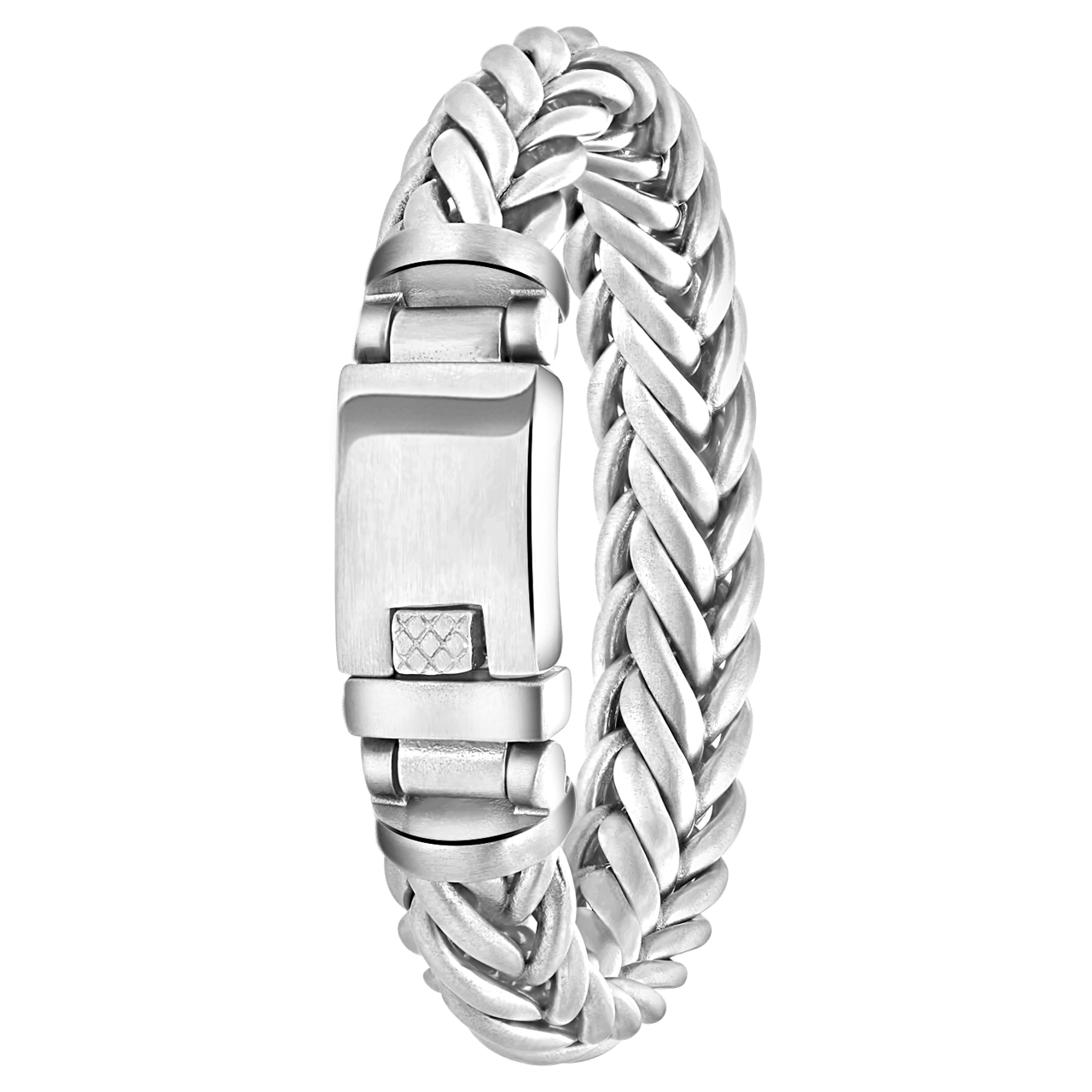Stalen herenarmband franse gourmet mat