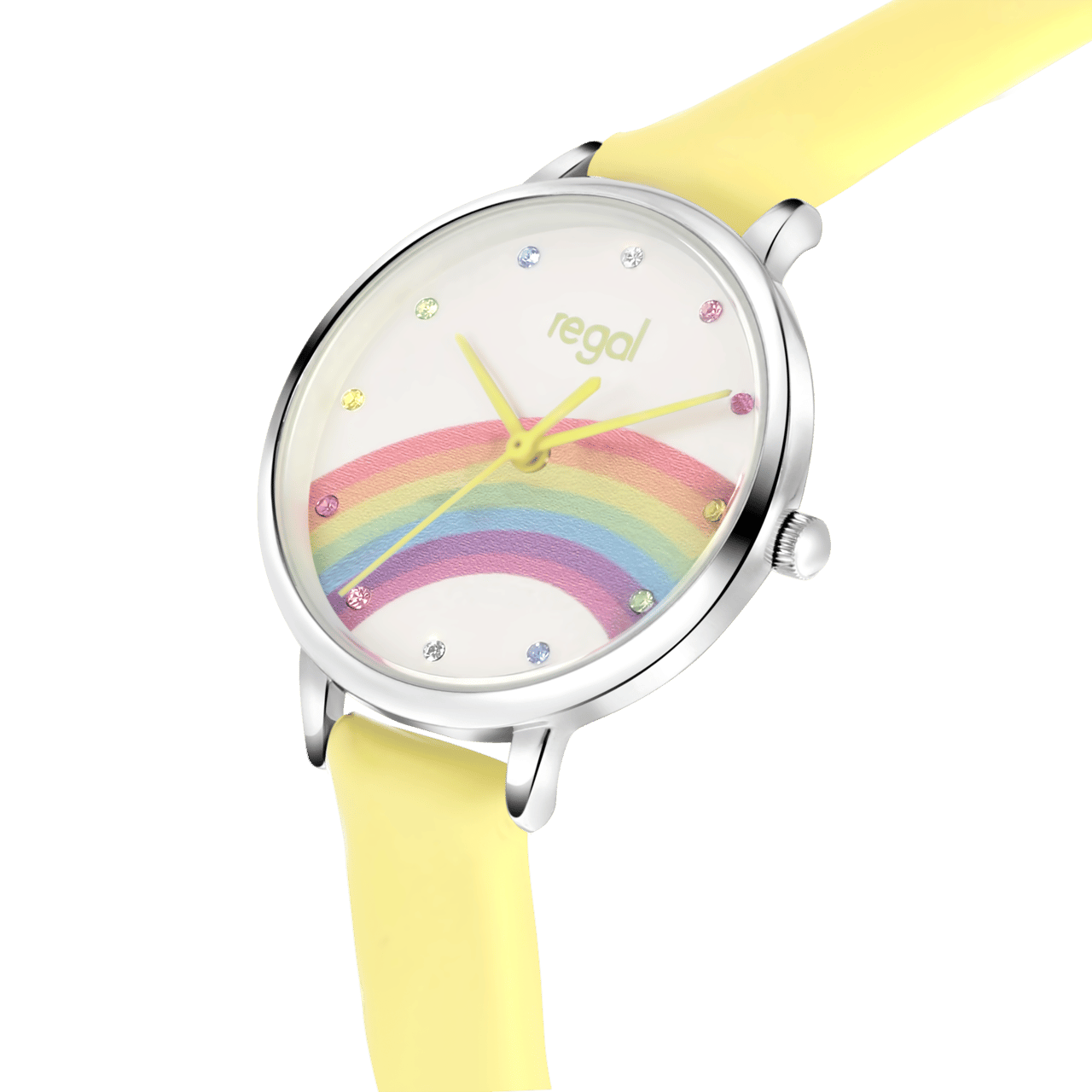 Regal Armbanduhr für Mädchen, Regenbogen
