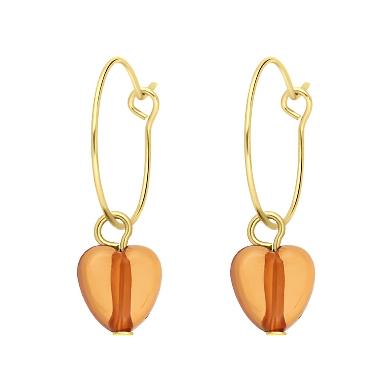 Goudkleurige bijoux oorbellen set assorti