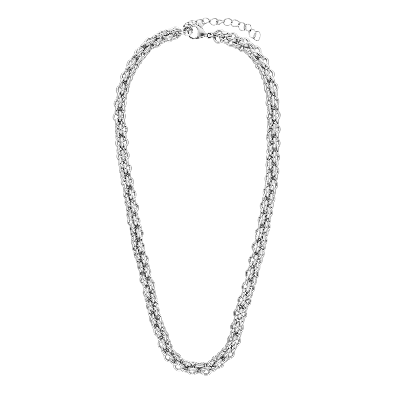 Gerecycled stainless steel ketting Anaulle