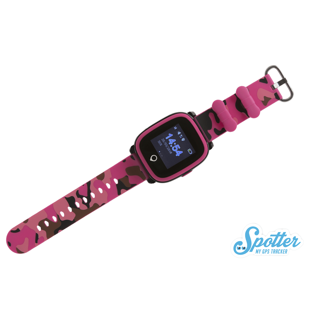 Spotter Digitaal Horloge Zwart met GPS SPW-P1701