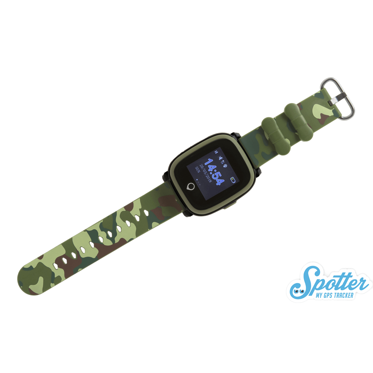 Spotter Digitaal Horloge Zwart met GPS SPW-G1701