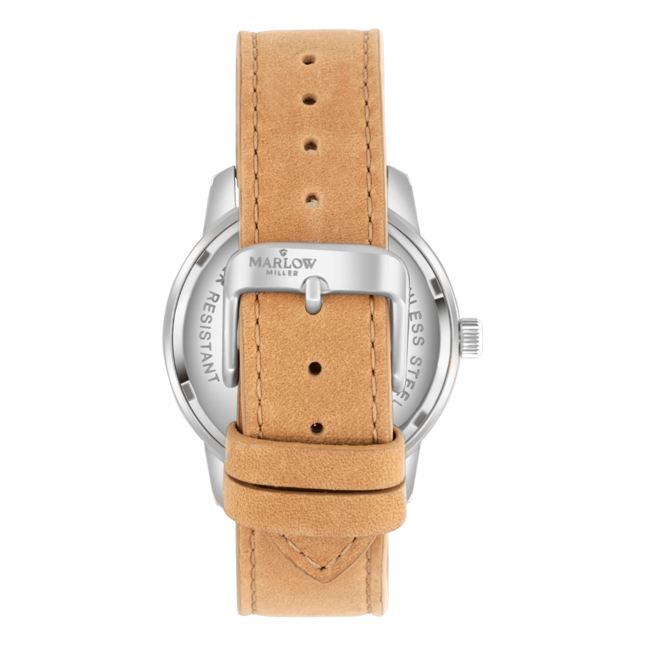 Marlow Miller Chronograf Armbanduhr mit Lederarmband