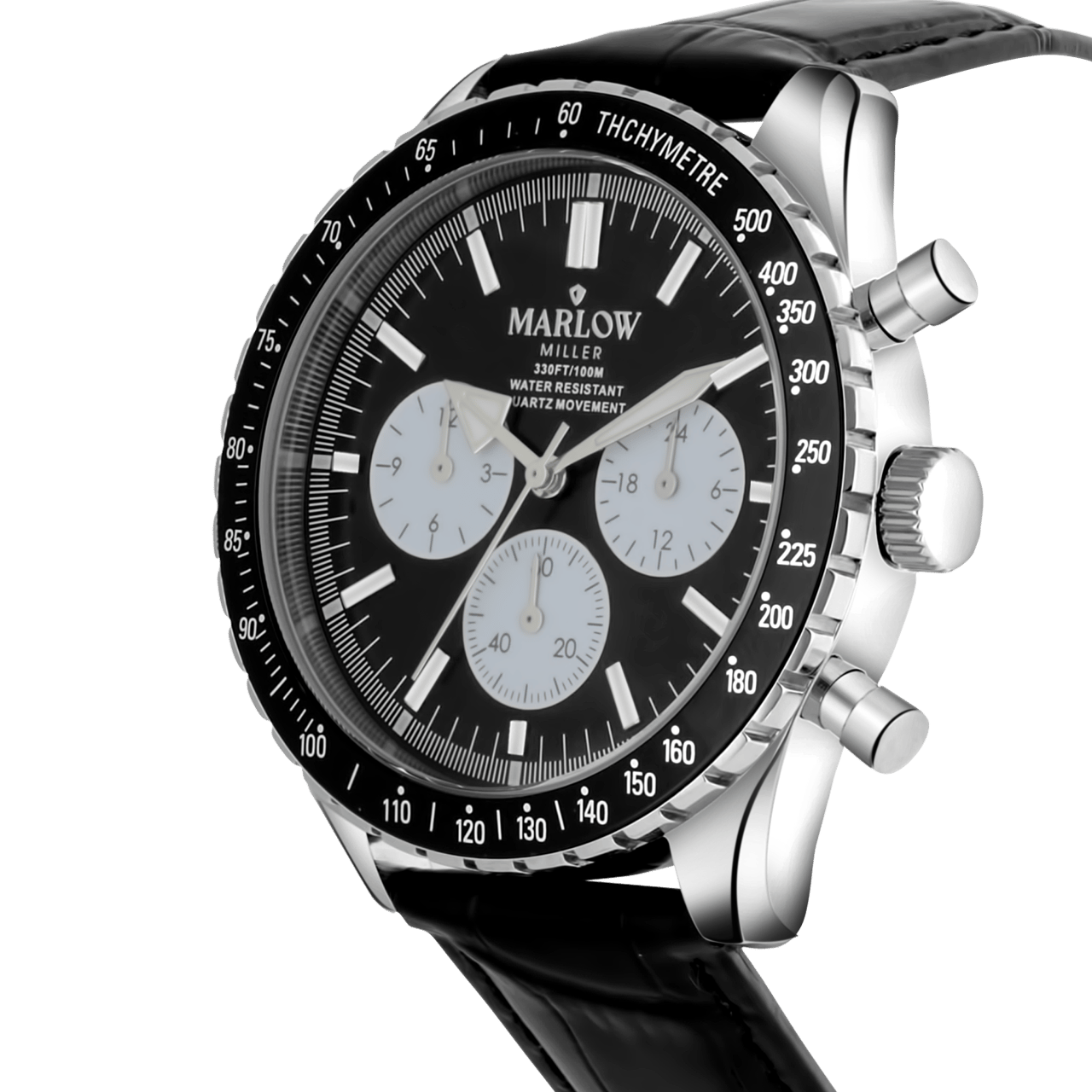 Marlow Miller chronograaf horloge met leren band
