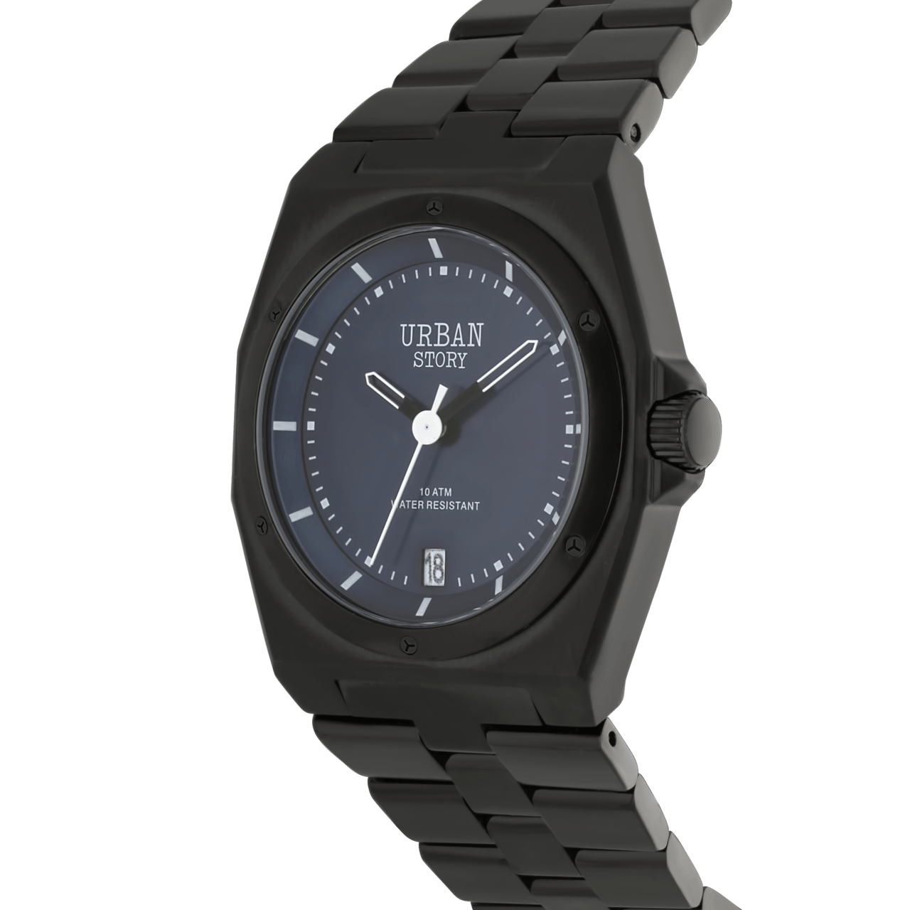 Urban Story Heren Horloge Zwart
