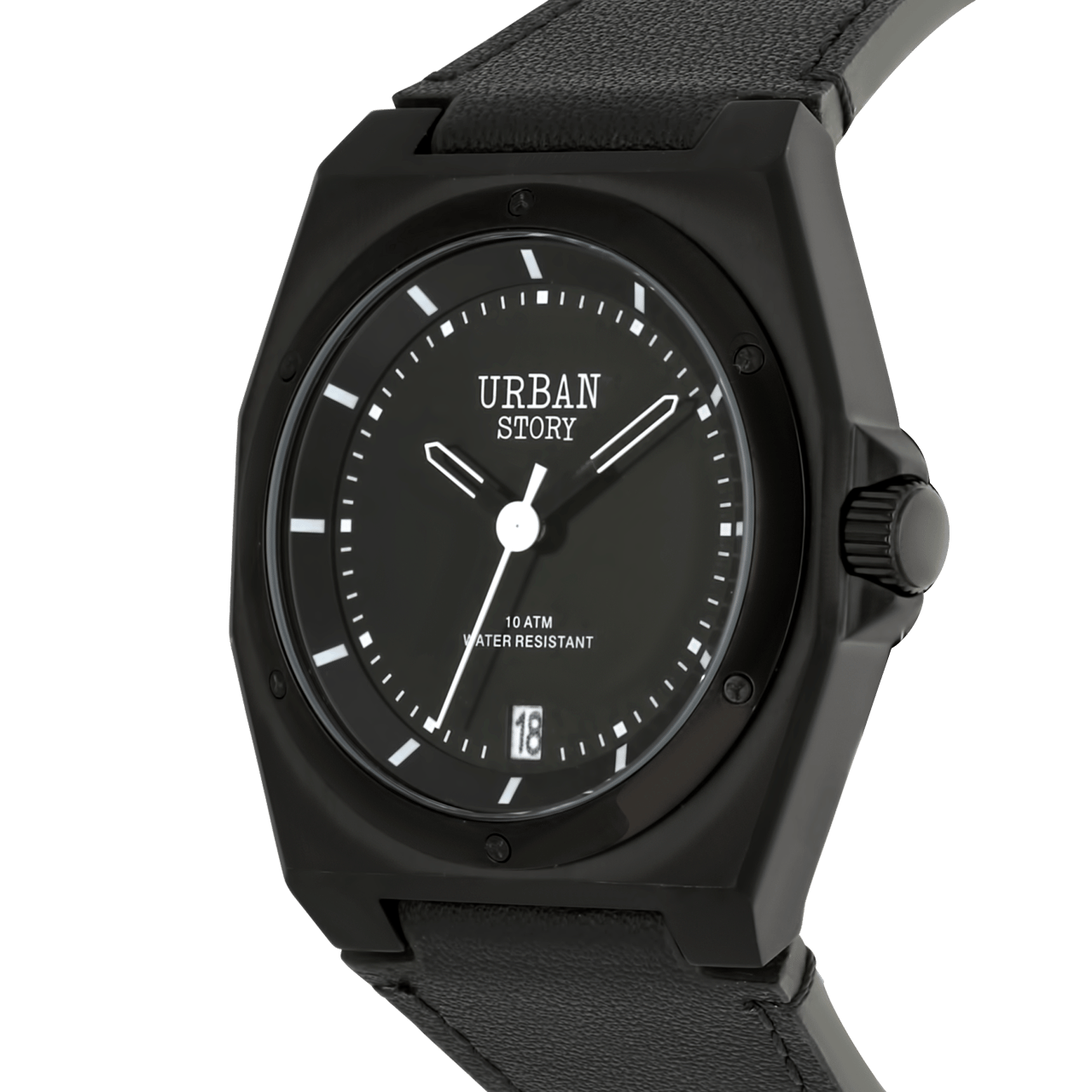Urban Story Armbanduhr mit Lederband