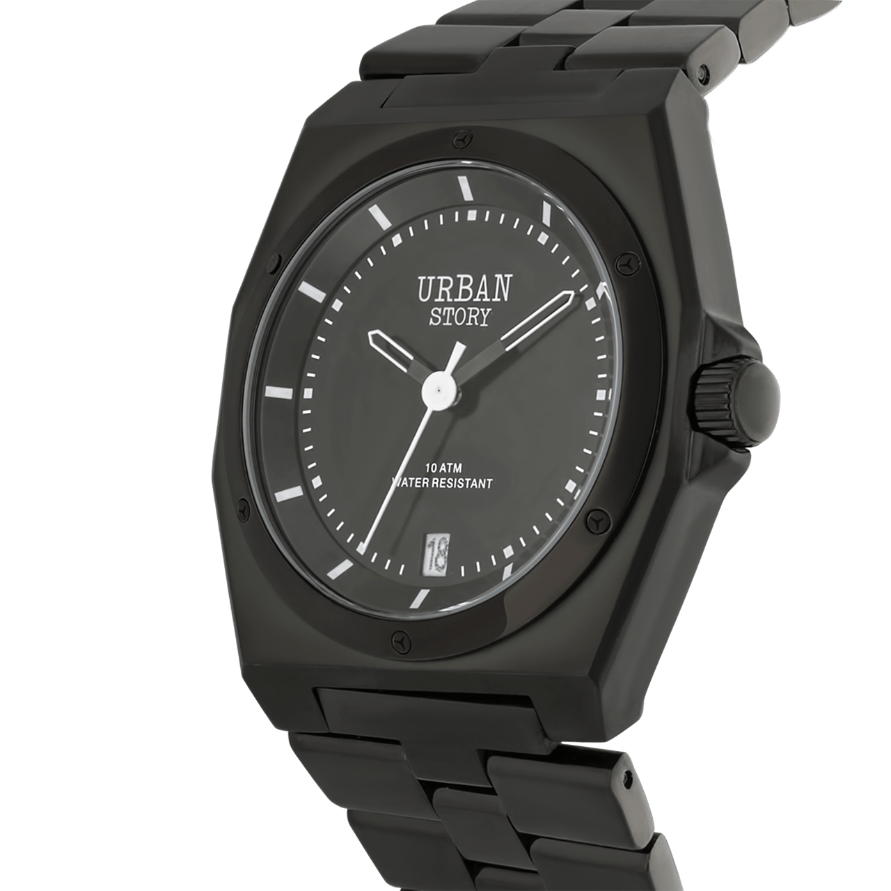 Urban Story Armbanduhr mit Edelstahlarmband
