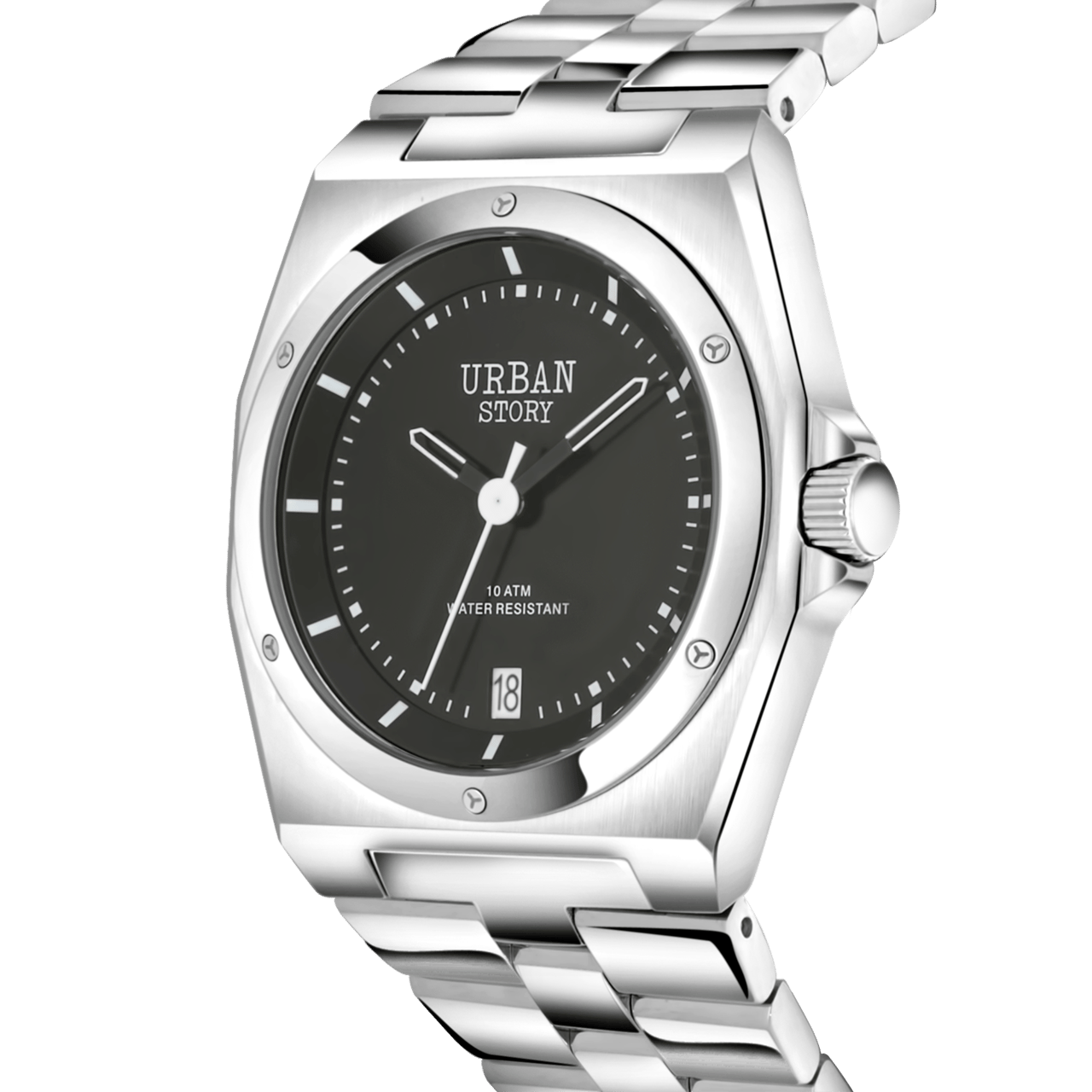 Urban Story Armbanduhr mit Edelstahlarmband