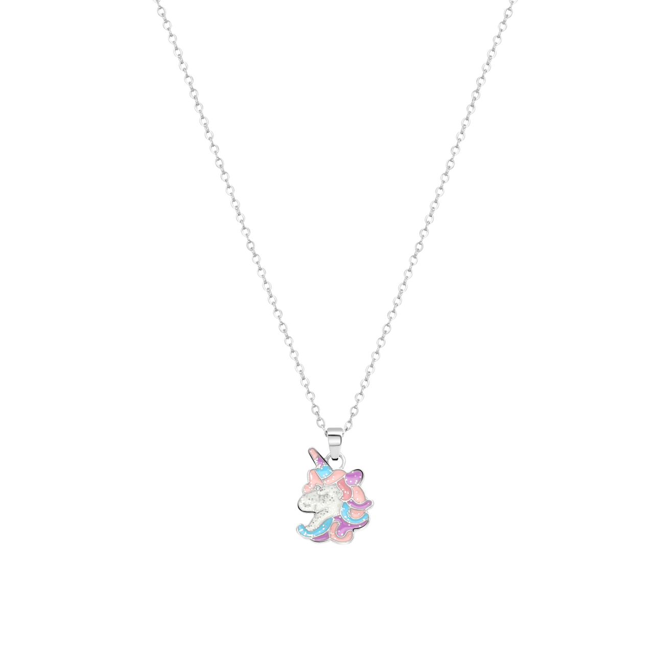 Zilverkleurige bijoux ketting set