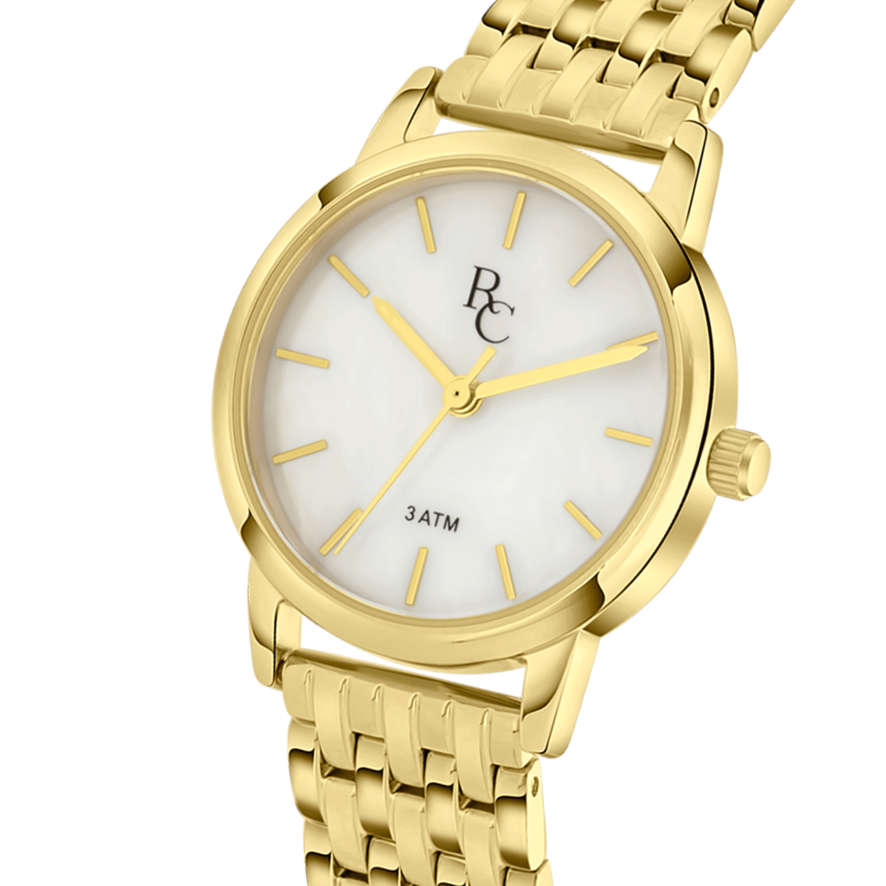 Regal Collection Damenarmbanduhr mit Edelstahl-Armband