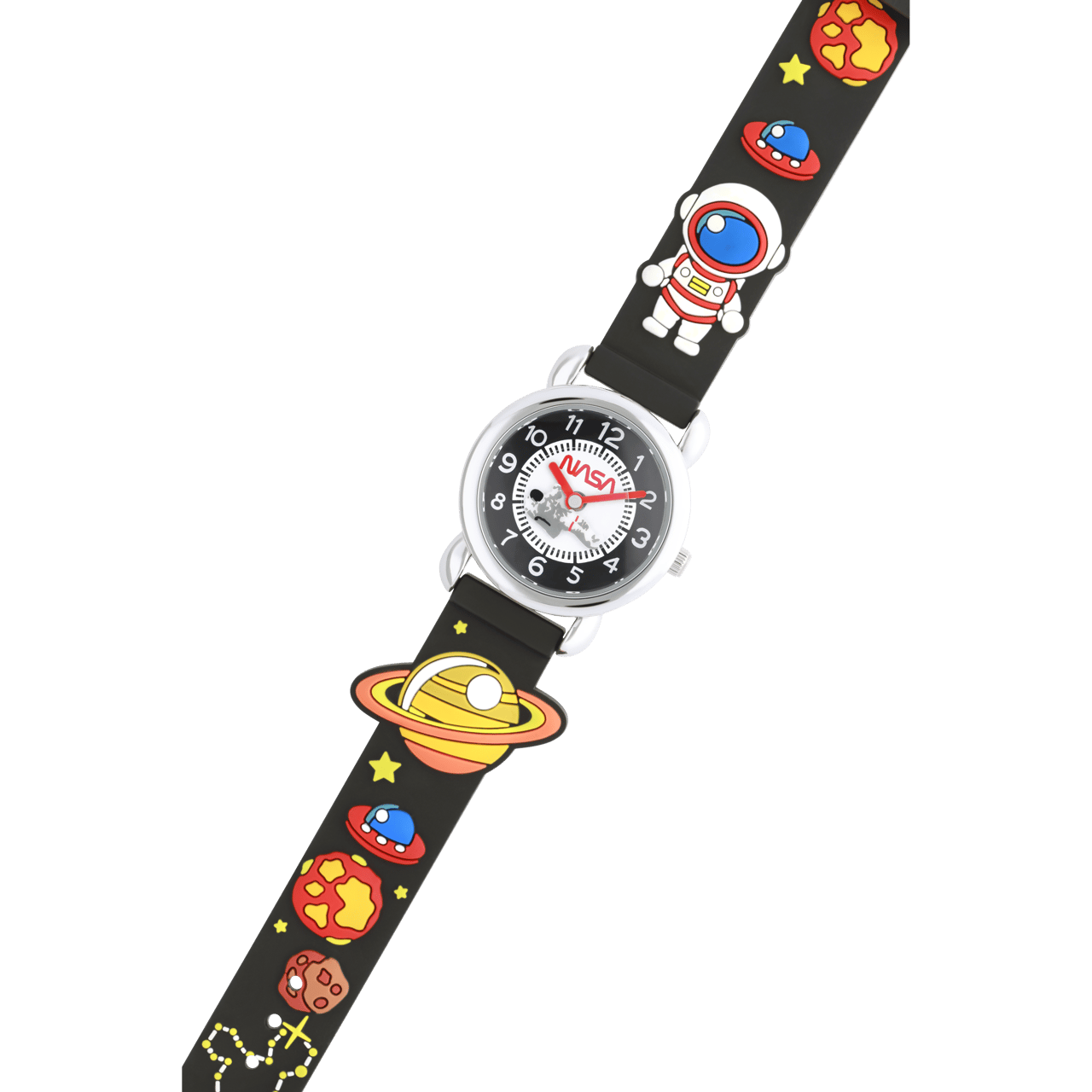 Nasa Kinder-Armbanduhr mit Silikon-Armband