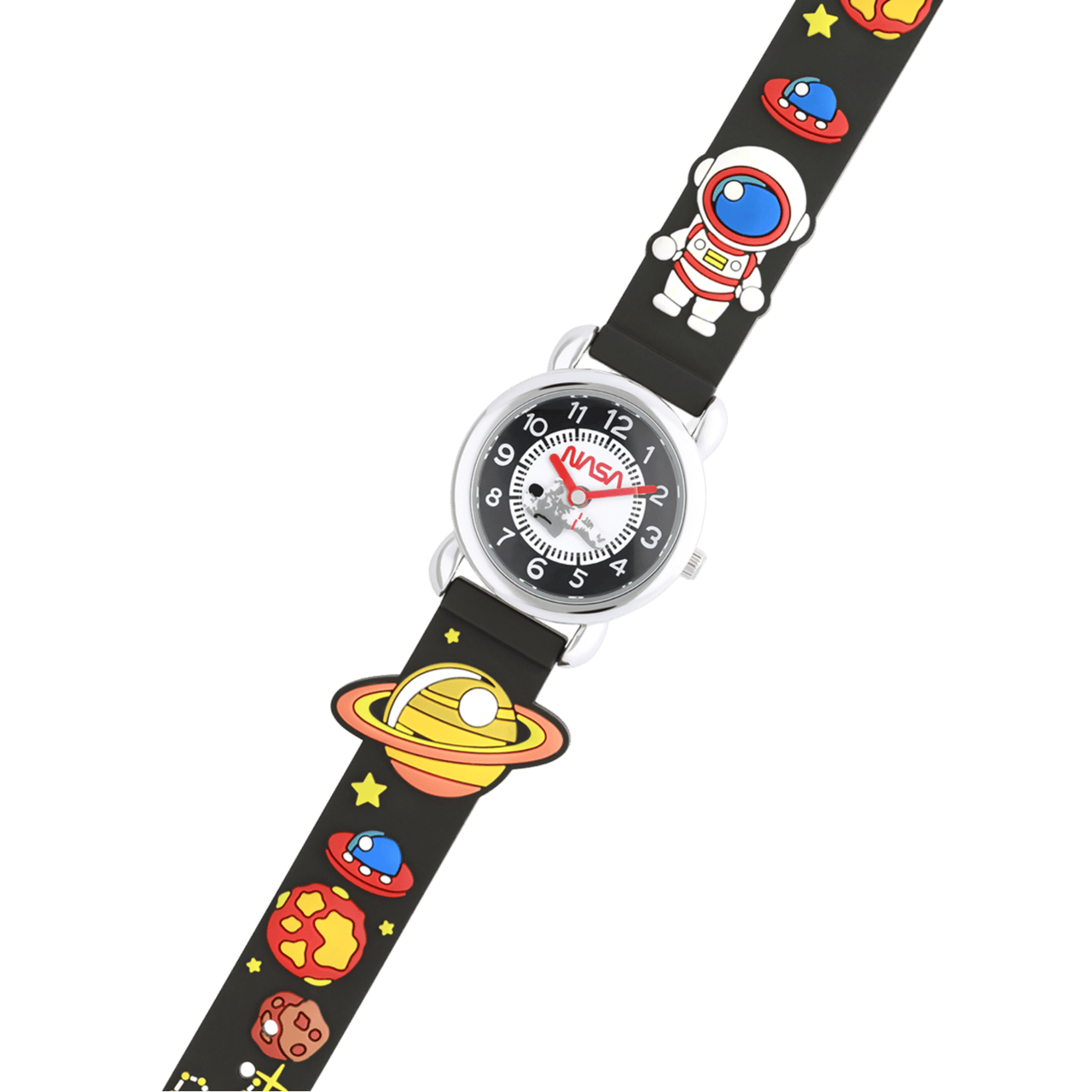 Nasa Kinder-Armbanduhr mit Silikon-Armband