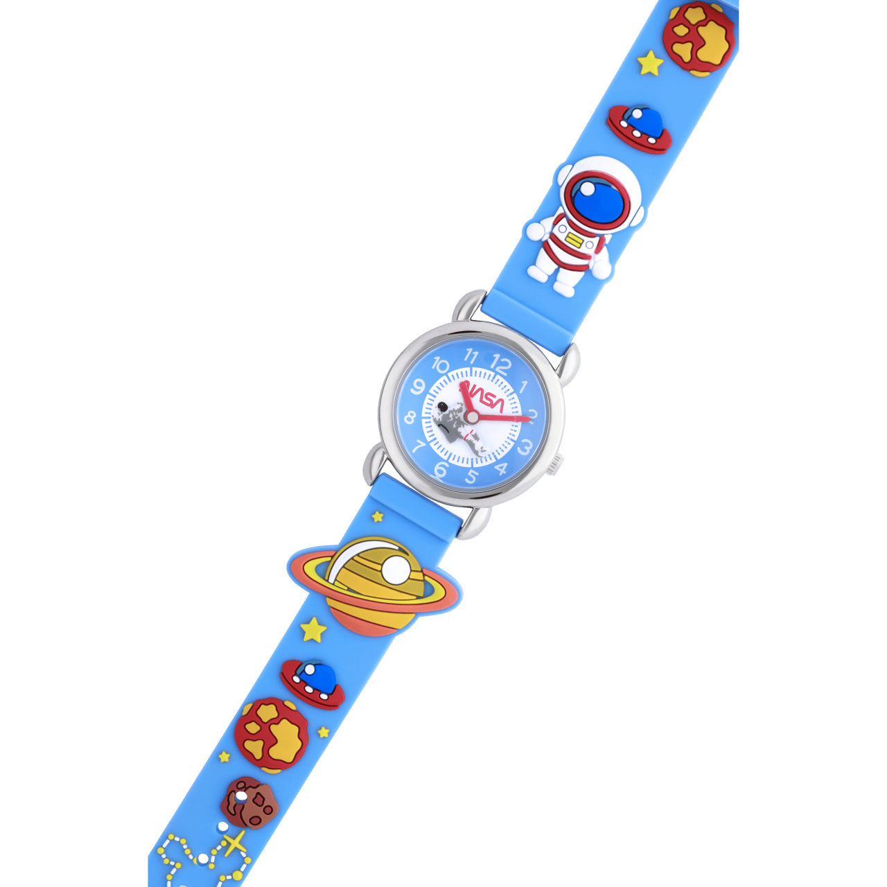 Nasa Kinder-Armbanduhr mit Silikon-Armband