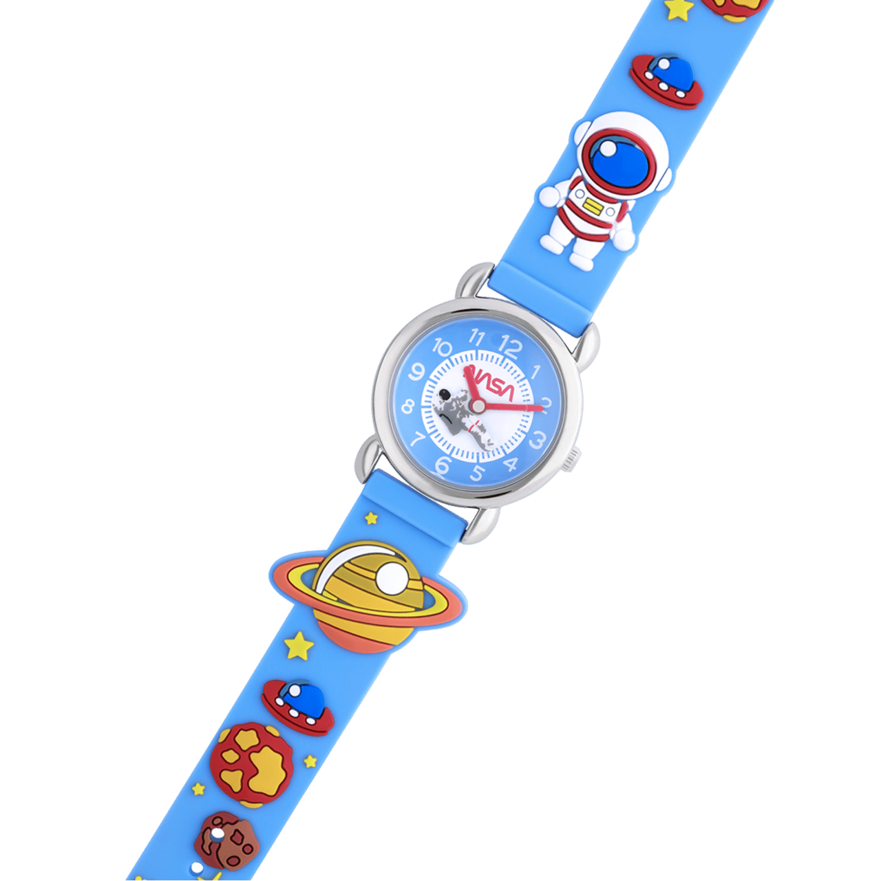 Nasa Kinder-Armbanduhr mit Silikon-Armband