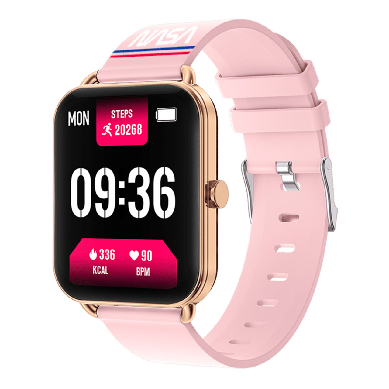 Nasa Smartwatch Digitaal Dames Horloge Rosekleurig BNA30039-005
