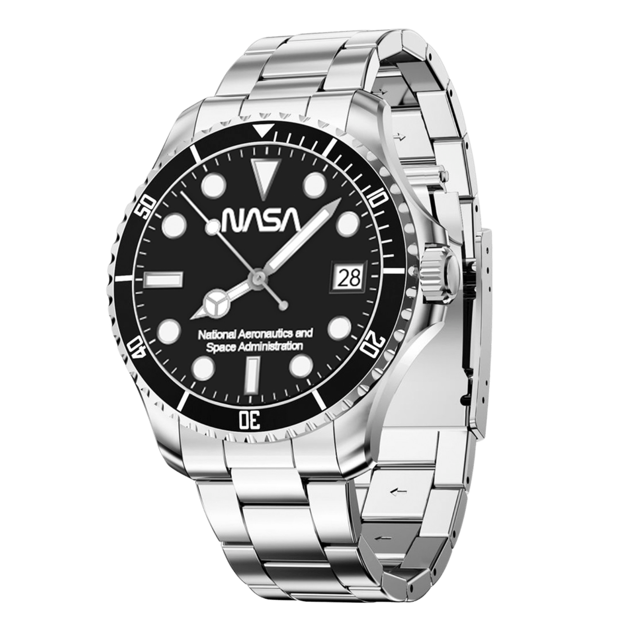 Nasa Smartwatch, 49 mm, Edelstahl, BNA30073-001