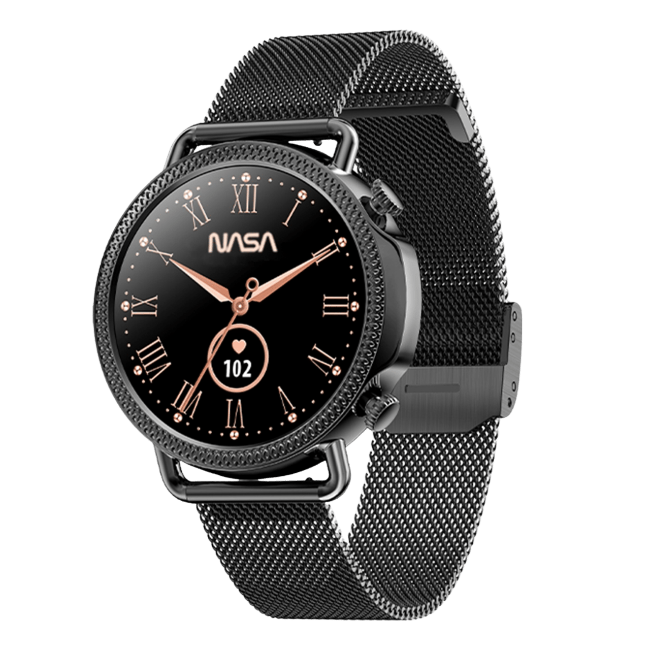 Nasa Smartwatch Digitaal Dames Horloge Zwart BNA30109-003