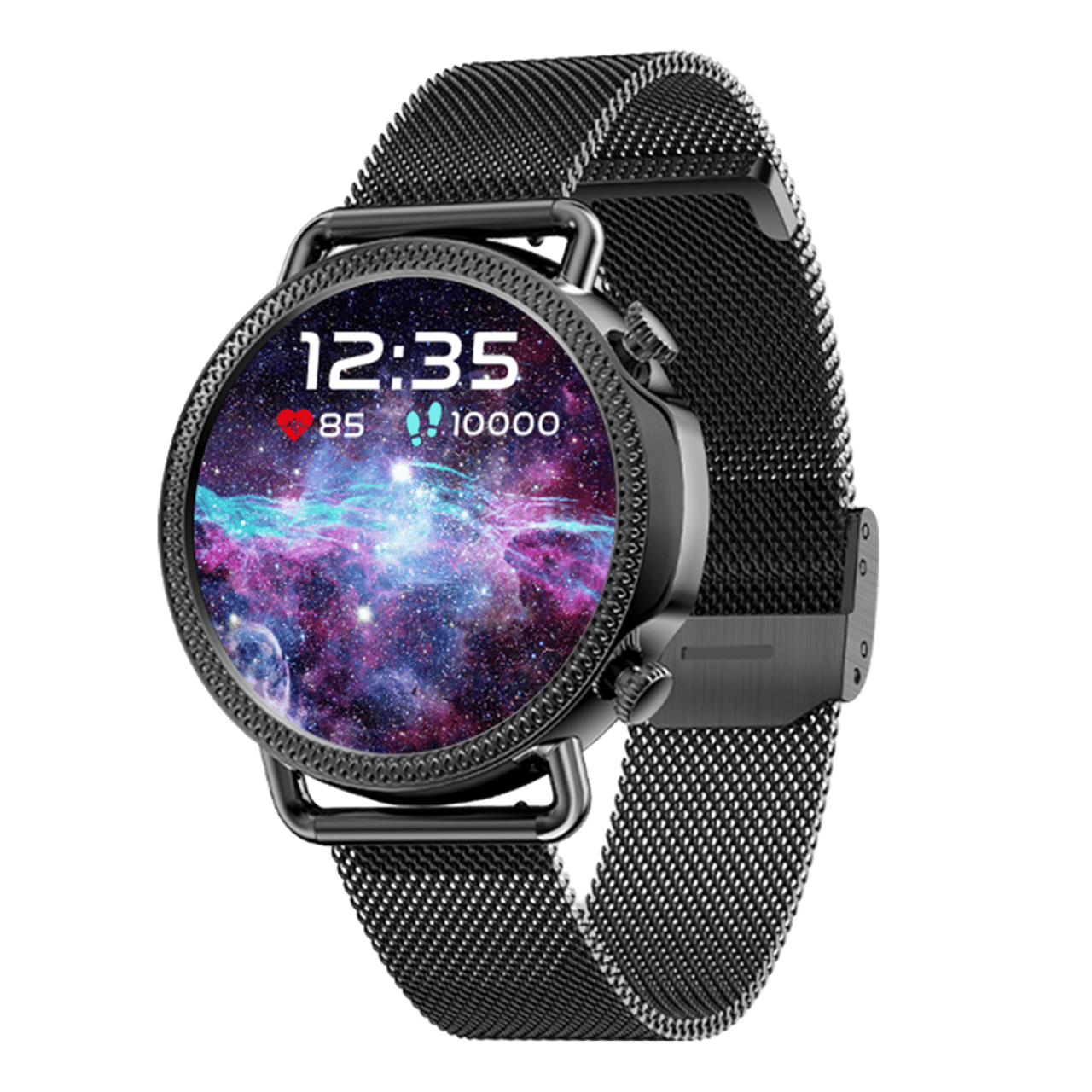Nasa Smartwatch Digitaal Dames Horloge Zwart BNA30109-003