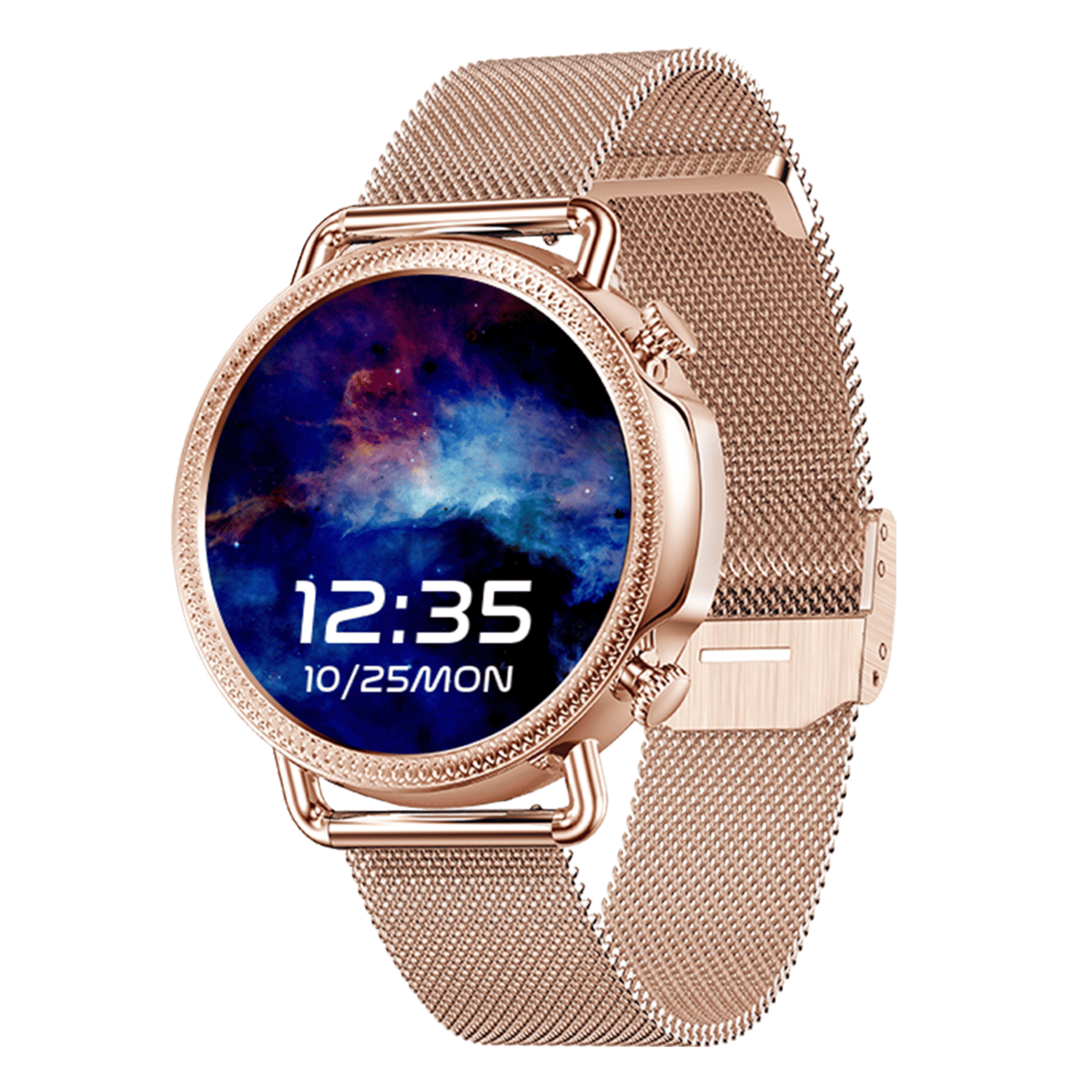 Nasa Smartwatch Digitaal Dames Horloge Rosekleurig BNA30109-005