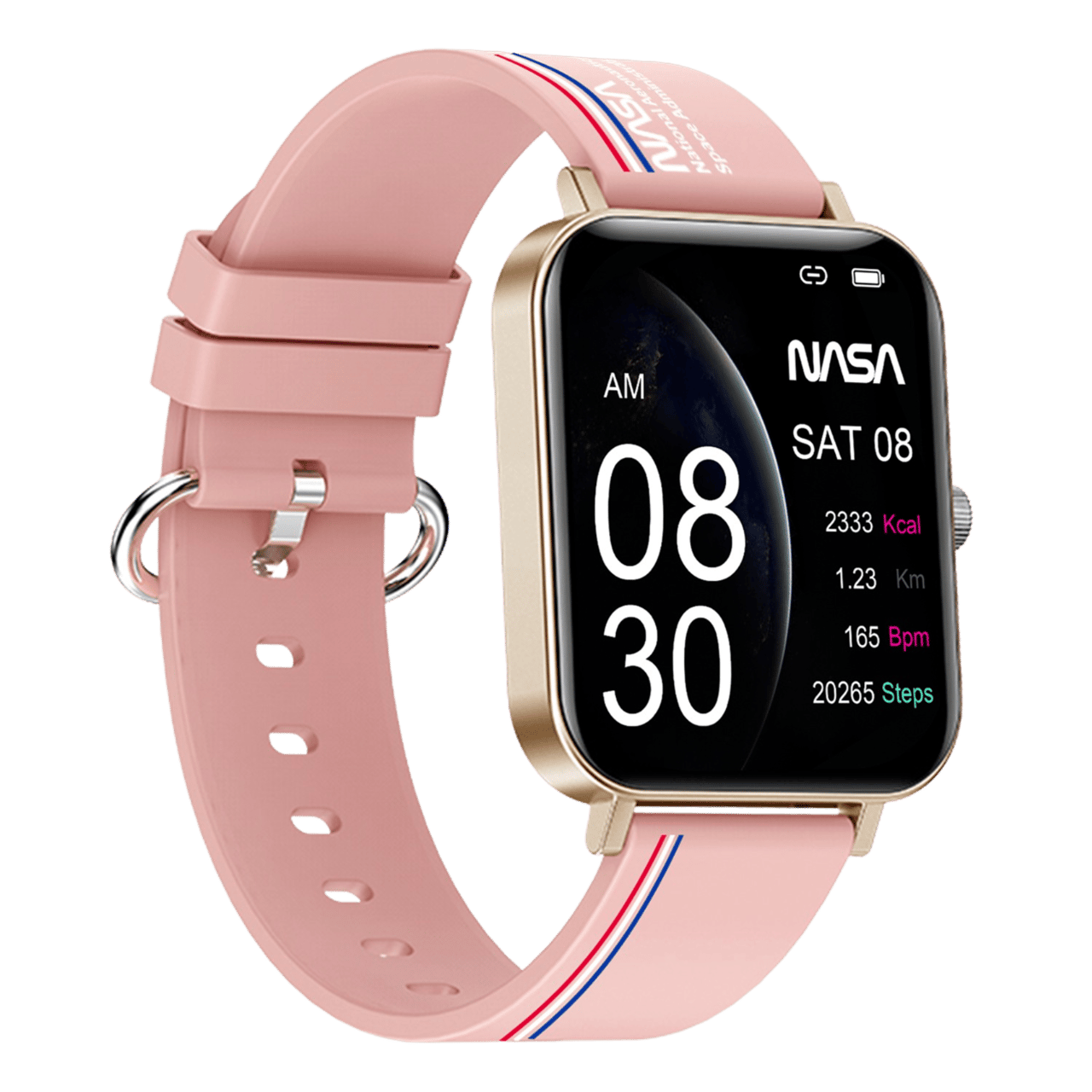 Nasa Smartwatch Digitaal Dames Horloge Rosekleurig BNA30179-003