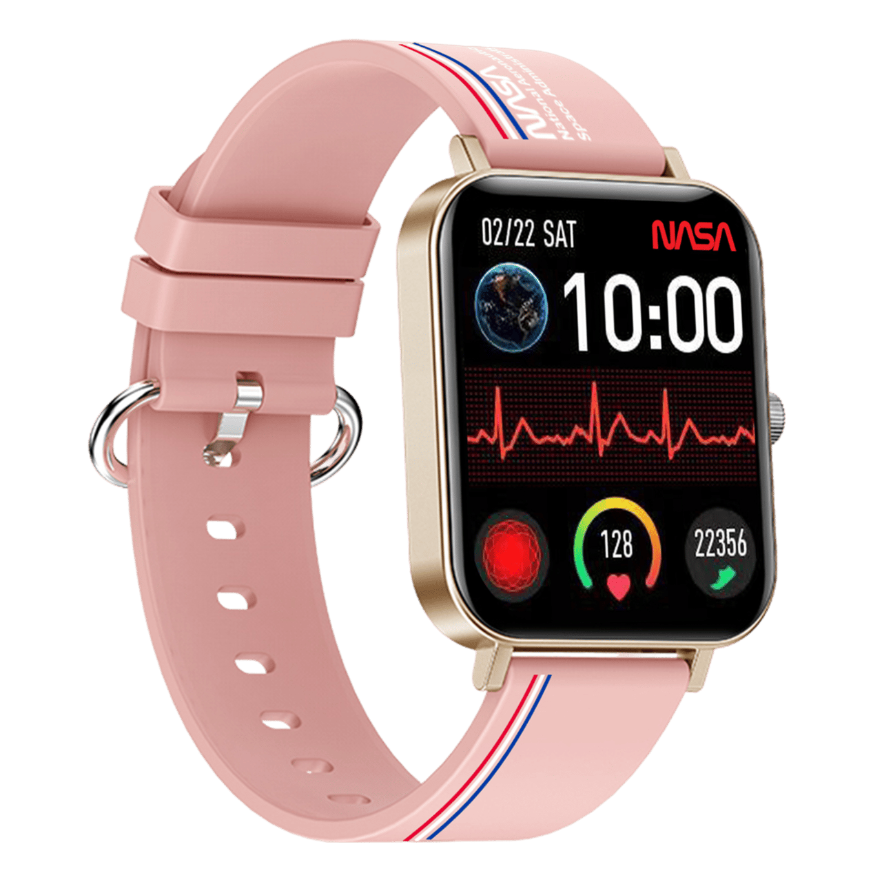 Nasa Smartwatch Digitaal Dames Horloge Rosekleurig BNA30179-003