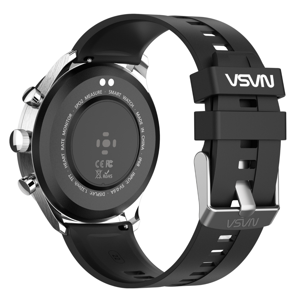 Nasa Smartwatch Digitaal Horloge Zwart 50mm BNA30009-001