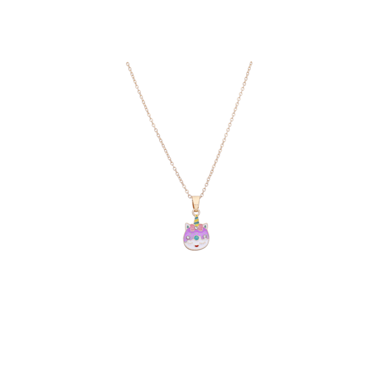 Bijoux goudkleurige kinderketting met hanger