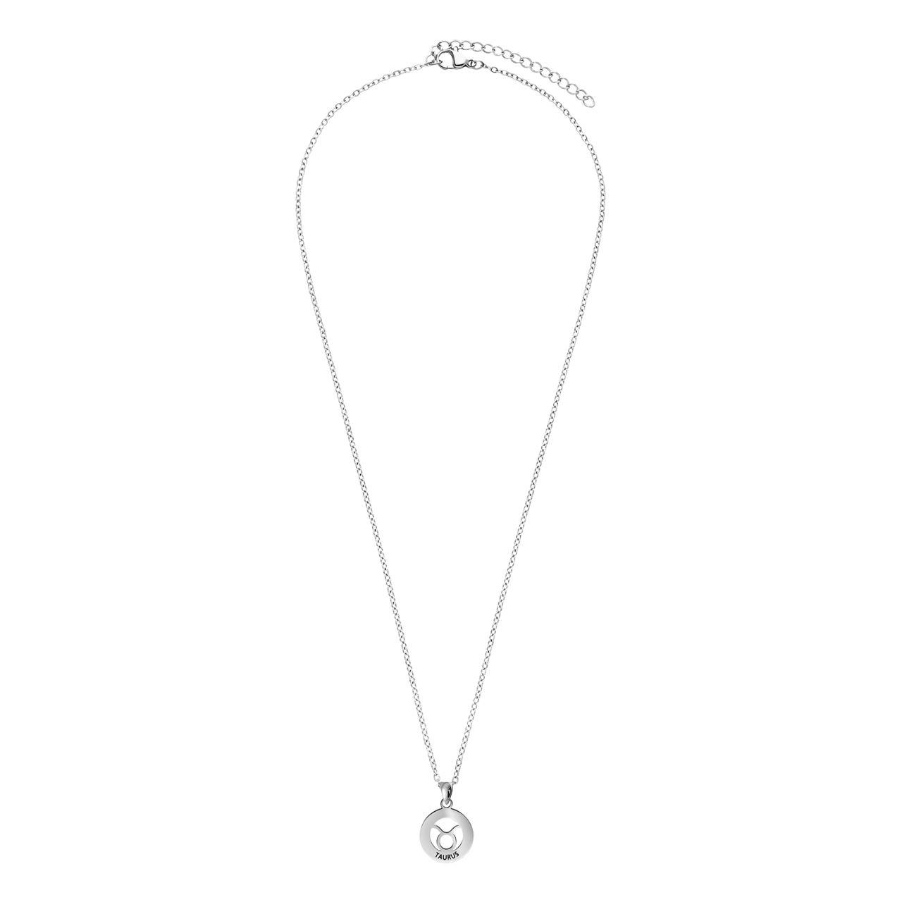 Stalen ketting met sterrenbeeld stier