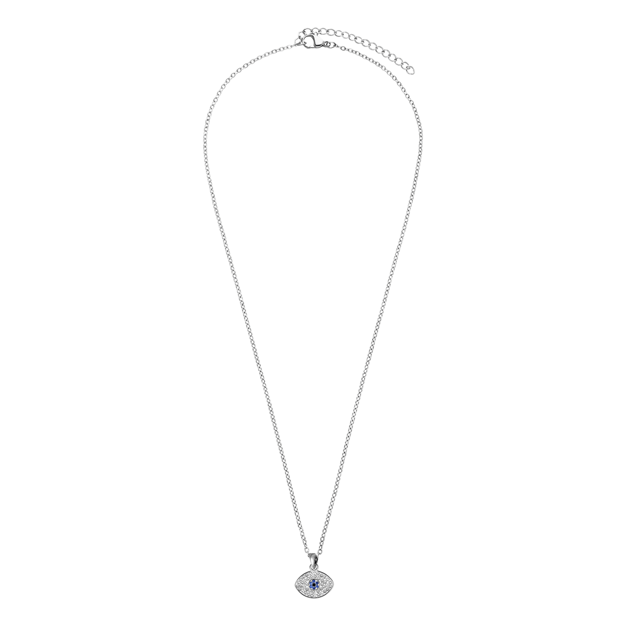 LivLiv stainless steel ketting met hanger oog voor dames