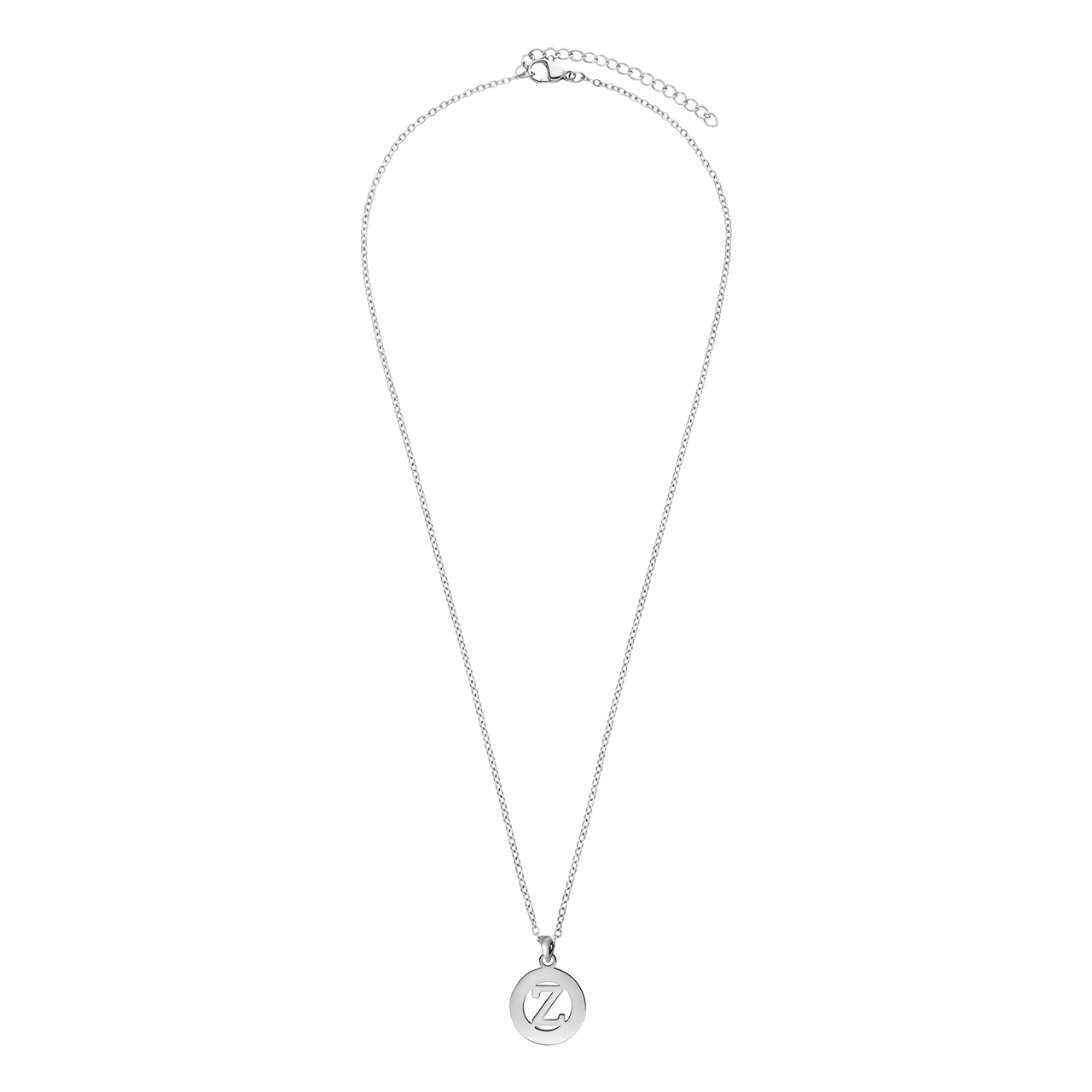 Stainless steel ketting met letter - Z