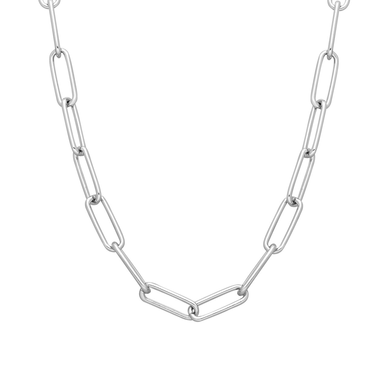 Gerecycleerd zilveren ketting closed forever