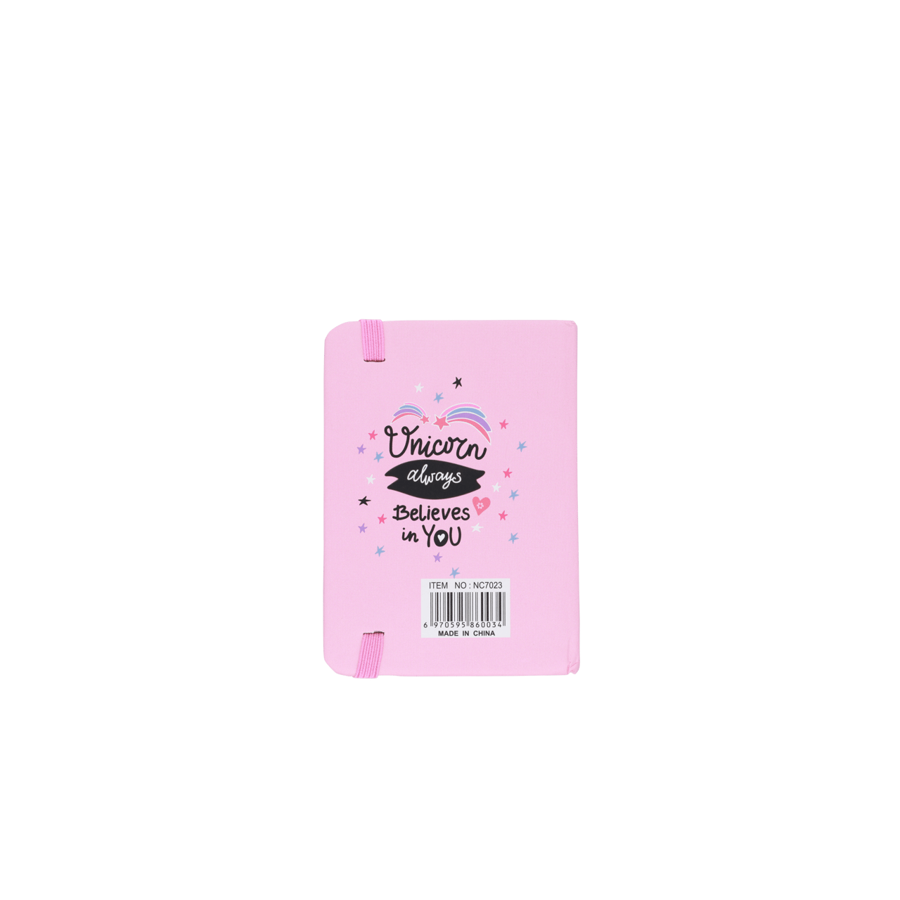 Bijoux rosa Einhorn Notizbuch Mini
