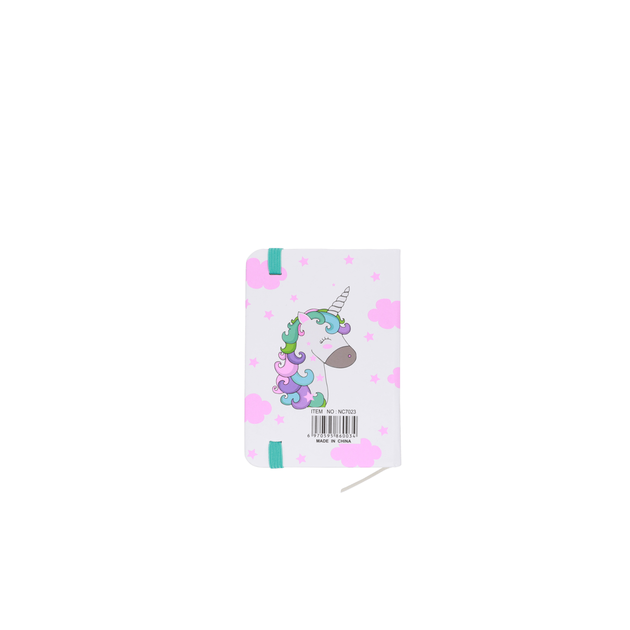 Bijoux weißes Einhorn Notizbuch Mini
