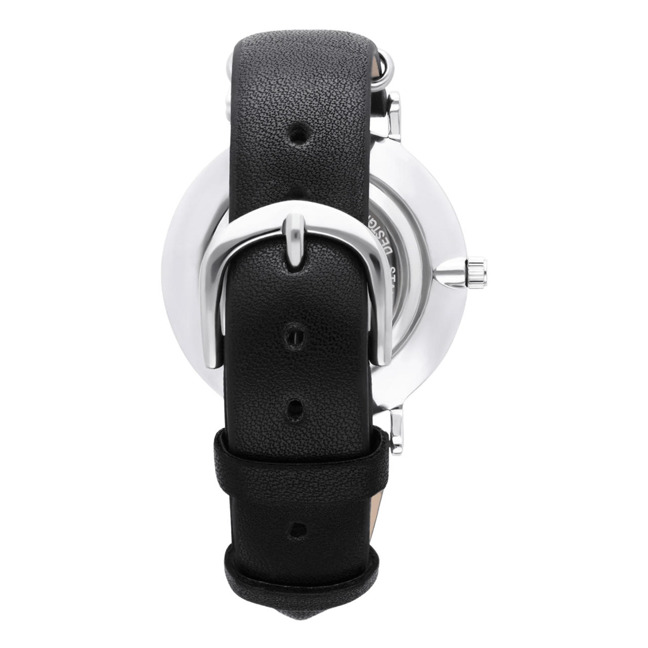 Regal Dames Horloge Zwart PU leer