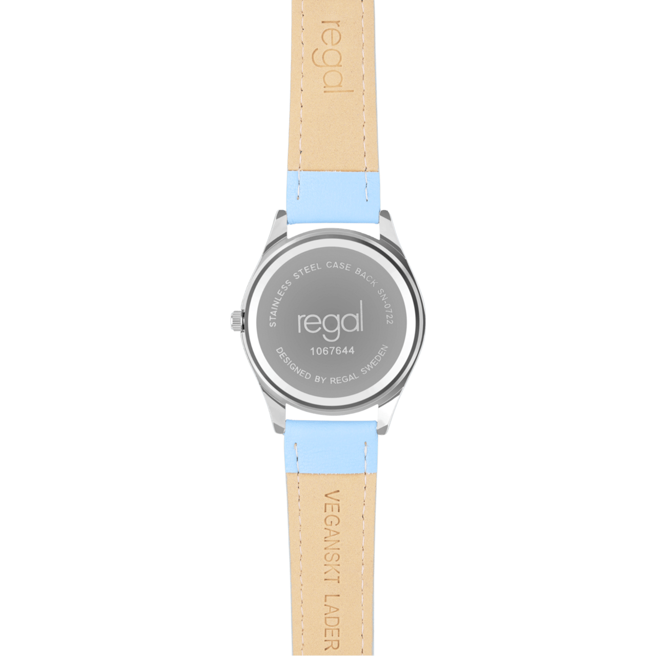 Regal Dames Horloge Blauw PU leer Analoog