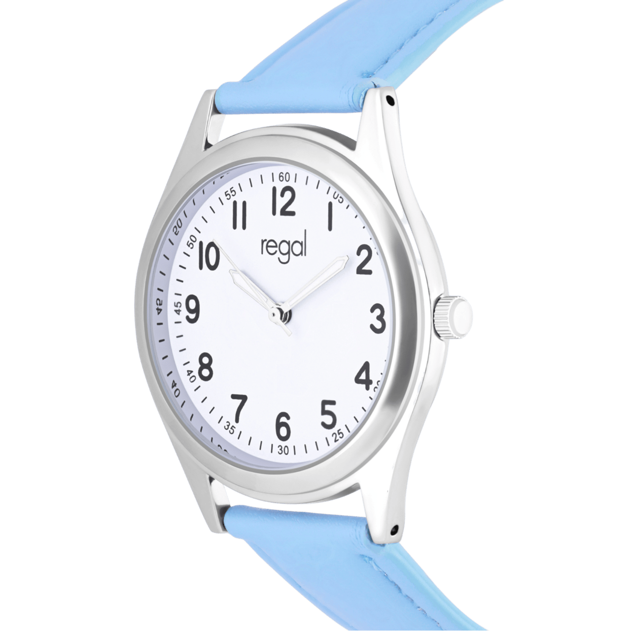 Regal Dames Horloge Blauw PU leer Analoog