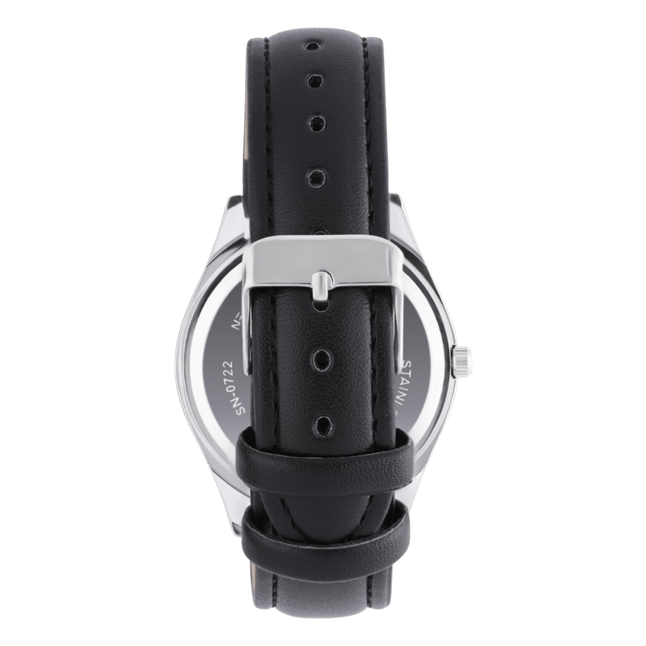 Regal Dames Horloge Zwart PU leer Analoog